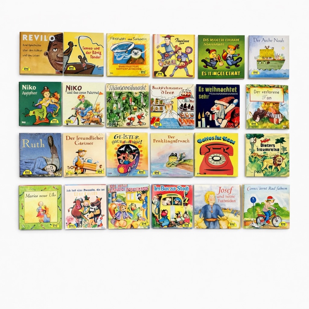 📕Vintage & Modern Children’s Book lot/ Pixi Bucher (German) + Sesame Street Elmo